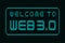 Welcome to web 3.0 abstract future hud geometric shape