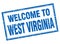 welcome to West Virginia stamp