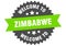 welcome to Zimbabwe. Welcome to Zimbabwe isolated sticker.