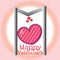 Welcome Valentine day on love design 2024