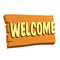 Welcome Wooden Sign Board