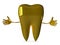 Welcoming golden tooth