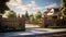 a welcoming home with a beautiful new wooden fence surrounding the house on a bright and sunny day. The exterior of your