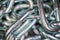 Welded chain macro background