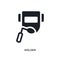 welder isolated icon. simple element illustration from political concept icons. welder editable logo sign symbol design on white