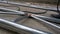 Welder welding stainless steel tubings