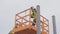 Welders at a construction site, welder at work, metal welding process.