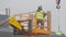 Welders at a construction site. Welder at work slow, metal welding process.