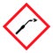 Welding danger technology icon, metal tool equipment symbol, safe weld vector illustration