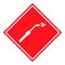 Welding danger technology icon, metal tool equipment symbol, safe weld vector illustration