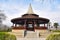 A well covered dome in the garden. Inside this dome is a water well very deep. Death well created mughals.Wooden design