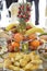 Well decorated fruits on a table