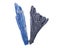 Well defined black Kyanite fan and Semi-translucent gem quality blue Kyanite blade from Brazil,