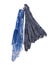 Well defined black Kyanite fan and Semi-translucent gem quality blue Kyanite blade from Brazil,