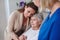 Well get through this. A daughter consoling her mother in the hospital after hearing from the nurse.