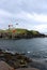 Well-known attraction, Nubble Lighthouse, York, Maine, Summer, 2020