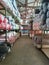 A Well-organized Fabric Warehouse
