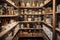 a well-organized pantry, stocked with essential ingredients for quick and easy cooking