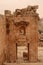 Well preserved part of the entrance to the temple of Artemis, Propylaeum of the Sanctuary of Artemis in Gerasa, Jerash, Jordan