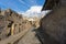 well-preserved streets of the ancient city in the archaeological park of Herculaneum, Naples, Italy.