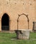 well to collect rain water in the Pomposa Abbey in Italy