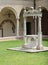 well to collect rainwater in the cloister of an ancient monaster