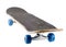 A well used skateboard, isolated