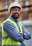 Well yes, I can build a house. Portrait of a proud contractor posing outdoors at a construction site.