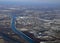 Welland Canal Winter aerial