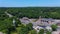 Wellesley town aerial view, Massachusetts, USA