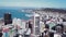 Wellington city aerial 4K UHD footage
