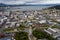 Wellington City Aerial View, War Memorial And Harbor.