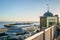 Wellington Crescent Cliff Lift, an Edwardian grade II listed working elevator above Ramsgate main sands and the Royal Pavilion