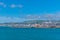 WELLINGTON, NEW ZEALAND, FEBRUARY 8, 2020: Container port in Wellington, New Zealand