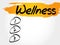 WELLNESS blank list, fitness