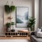 A wellness-focused room with yoga mats, meditation cushions, indoor plants, and calming, nature-inspired wall art3