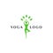 Wellness logo template. yoga logo stock. balance meditation logo