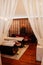 Wellness Spa Concept, Spa room beds with curtains