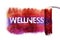 The wellness word painting