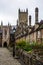 Wells Cathedral from Vicars Close, Wells, England