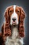 Welsh Springer Spaniel Animal. Illustration Artist Rendering