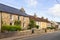 Welsh stone cottages in Long St, Newport. Pembrokeshire.