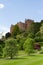 Welshpool castle in Powys