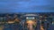 Wembley Stadium in London - aerial view in the evening - LONDON, UK - JUNE 8, 2022