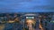 Wembley Stadium in London - aerial view in the evening - LONDON, UK - JUNE 8, 2022