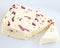 Wensleydale and Cranberry cheese.
