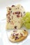 Wensleydale and cranberry cheese