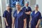 Were the best and you deserve the best. Portrait of a team of surgeons in a hospital.