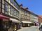 Wernigerode, Saxony, Germany, July 2022 : Narrow streets of the Old Town of Wernigerode in Germany