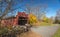 Wertzâ€™s Covered Bridge in Autumn